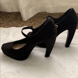 Black Strap Heels